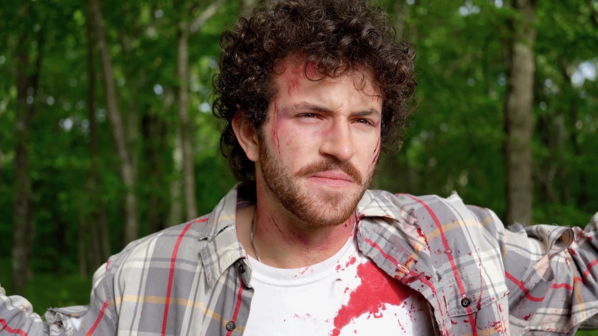 AJ DeAugustine bloodied in Hell's Paradise